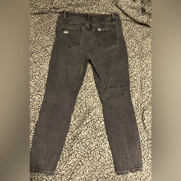 Vervet boutique destructed jeans dark gray size 32 - Picture 3 of 5